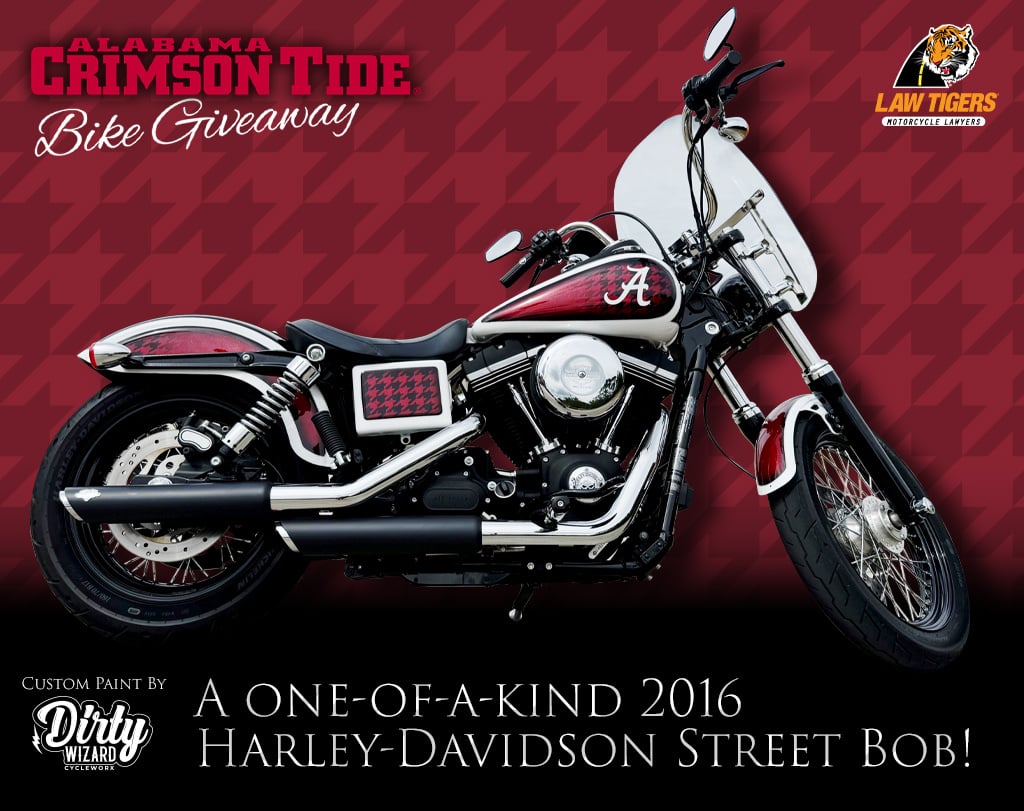 University of Alabama Motorcycle Giveaway