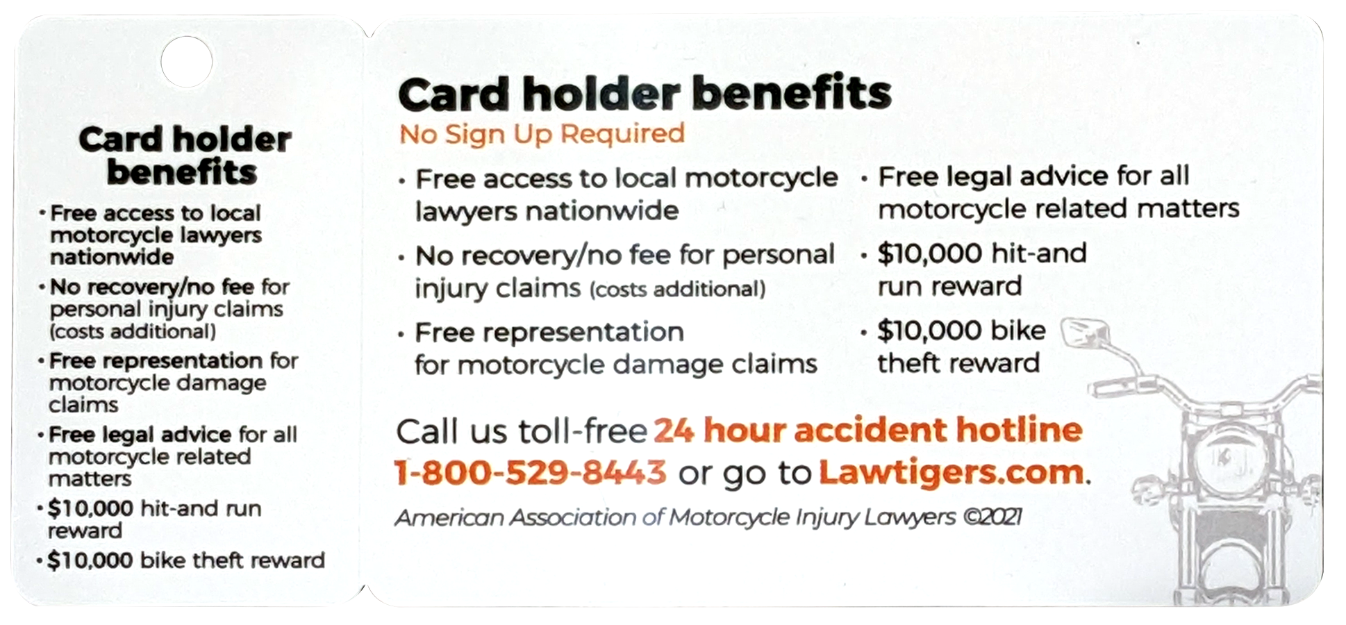 Rider Benefit Card_BACK